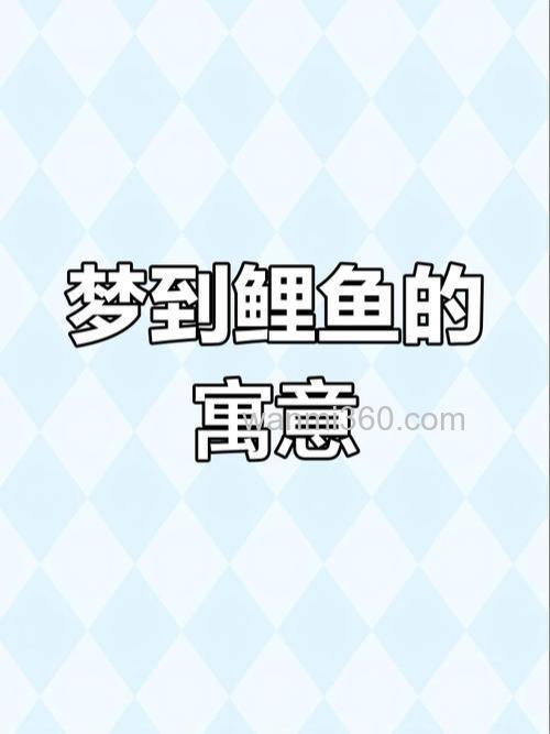 梦见很大的鲤鱼