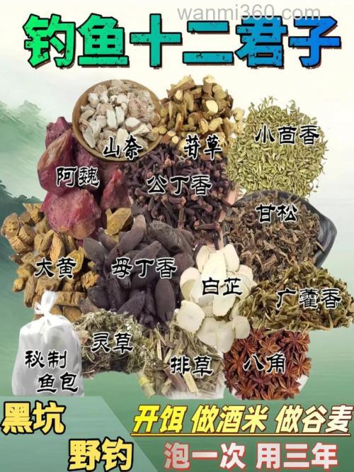 23味中药钓鱼窝料配方？