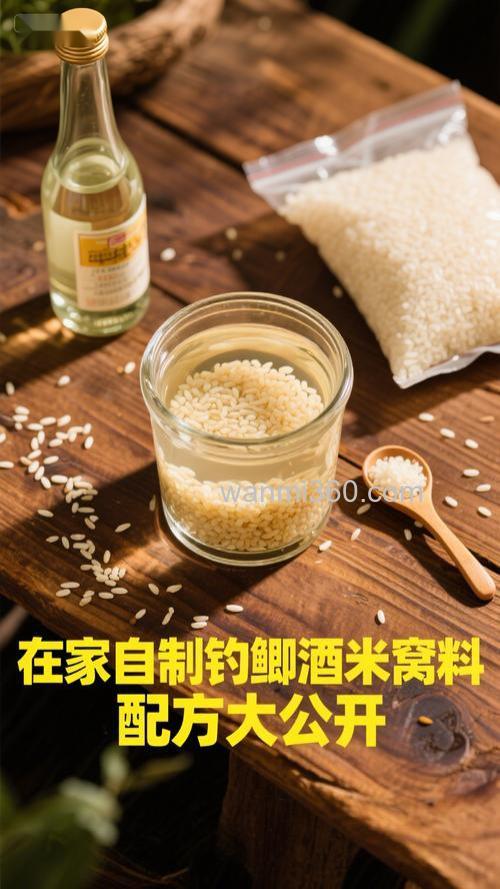 自制的钓鱼酒米