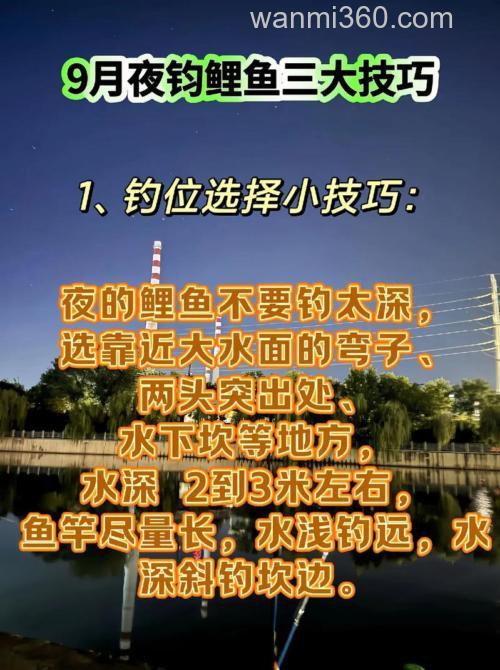 晚上野钓怎么钓鱼
