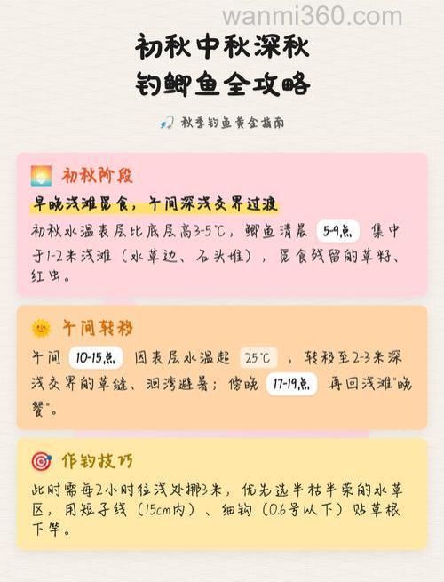 初秋如何钓鲫鱼