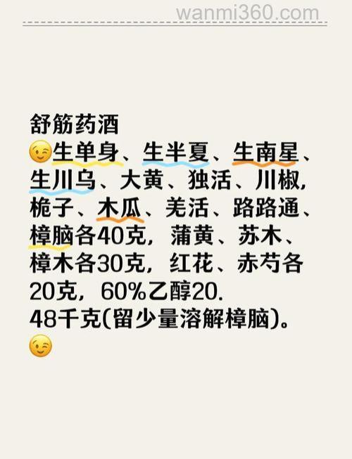 老年人舒筋活血 强身健体的药酒怎么制作?