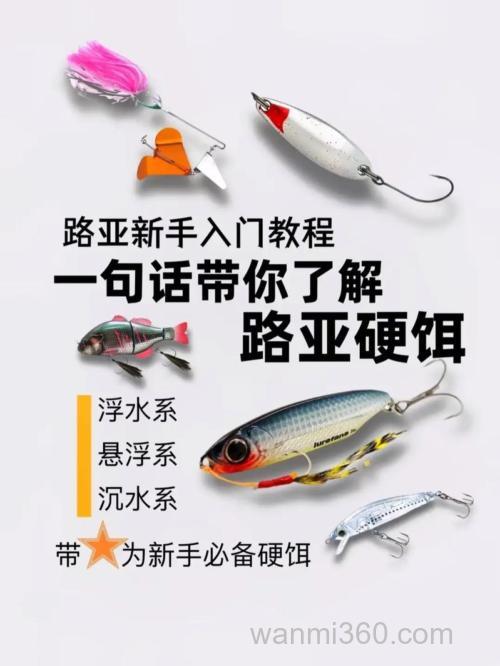 路亚钓鱼入门教程?