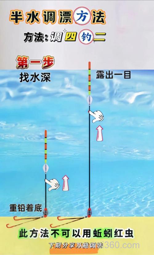 水库钓鲫鱼怎么调漂?
