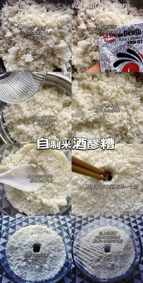 甜酒曲发酵小米窝料自制配方？