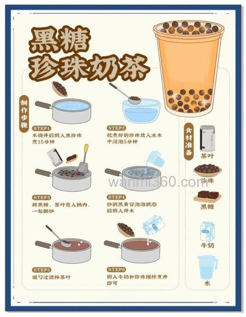 求珍珠奶茶配方 谢谢哈