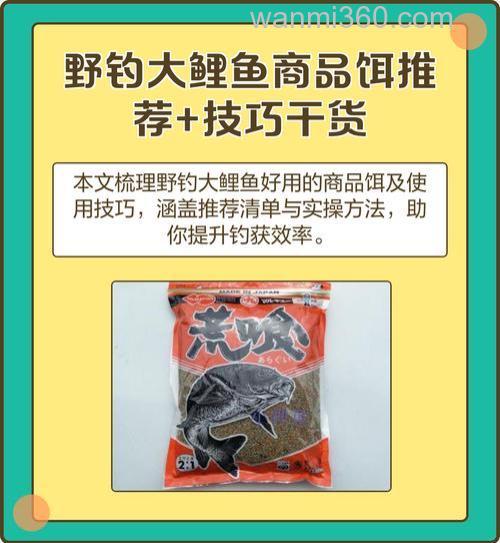 夏天野钓鲤鱼用什么商品饵好