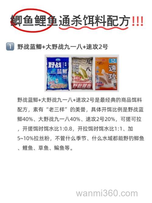鲫鱼鲤鱼商品饵钓鱼池怎么配置
