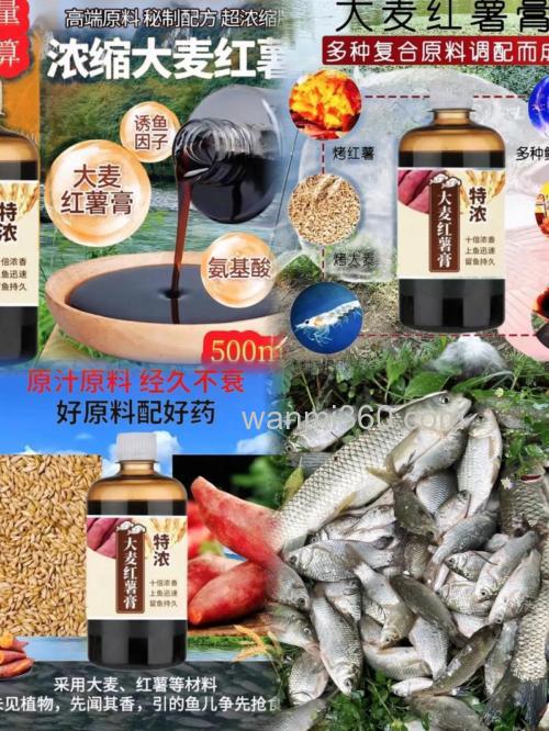 红薯膏和什么搭配钓鱼最好？
