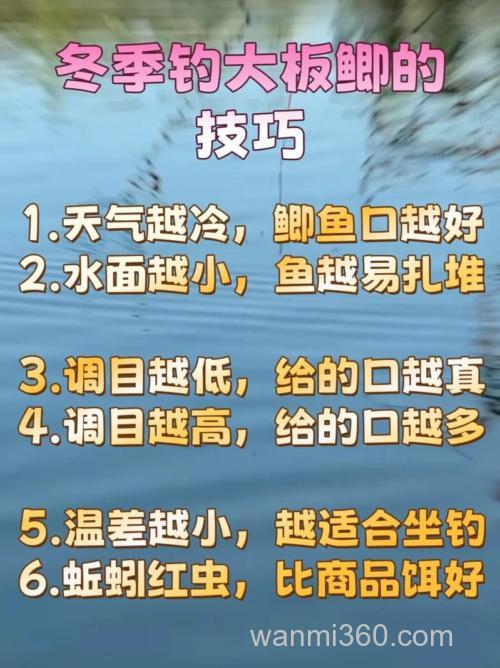 冬季野钓大板鲫有什么技巧?