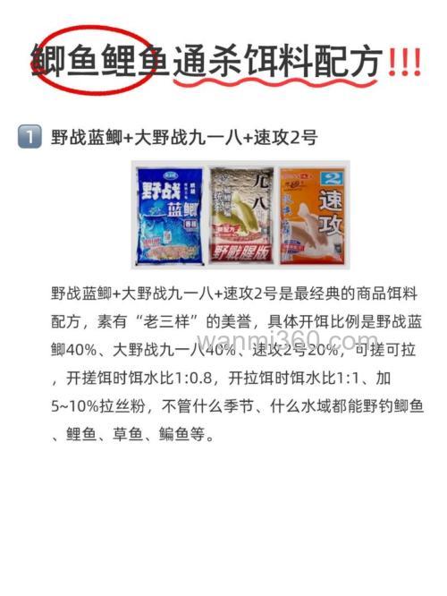 夏天野钓鲫鱼鲤鱼最佳饵料配方？
