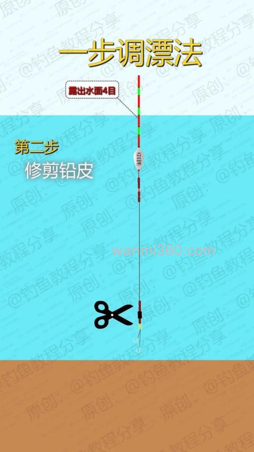 自立漂钓草鱼调漂方法?