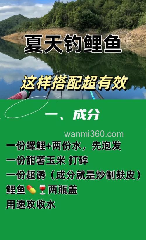 怎样搭配饵料钓鲤鱼