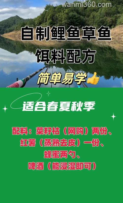 怎么自制草鱼饵