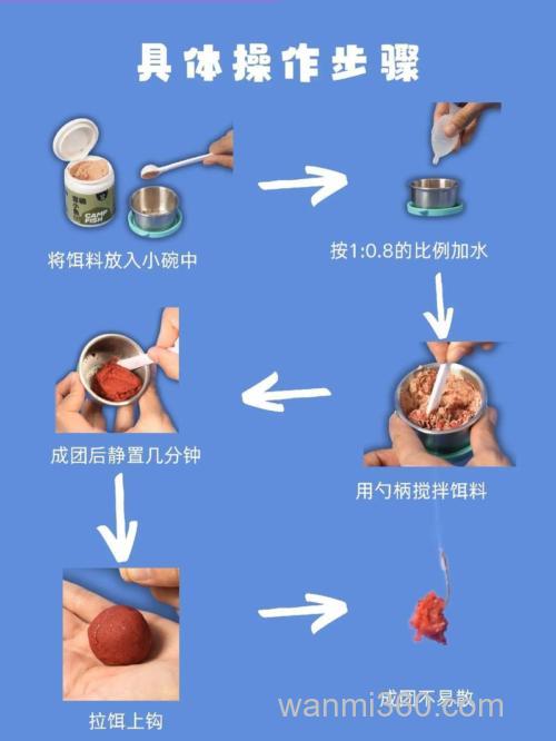 钓鱼饵料水比怎么配?