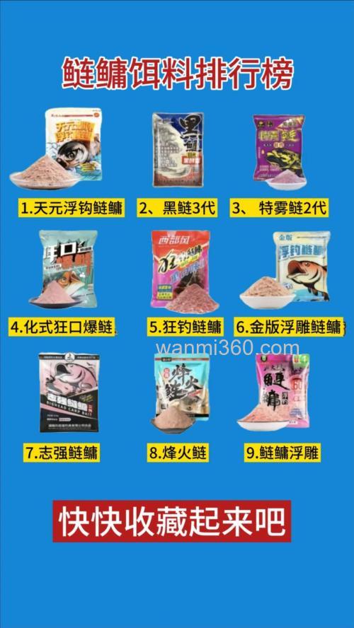 水怪钓鲢鱼,买什么商品饵料好用?