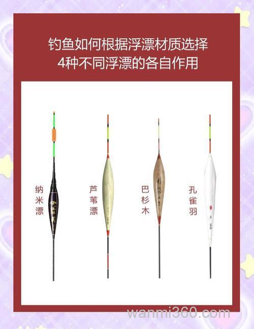 钓的对象鱼不同,浮漂也有乾坤