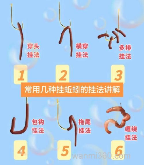 挂蚯蚓钓鱼用多大的钩子合适?