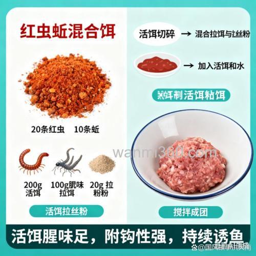 冬季钓鱼最实用的自制饵料方法
