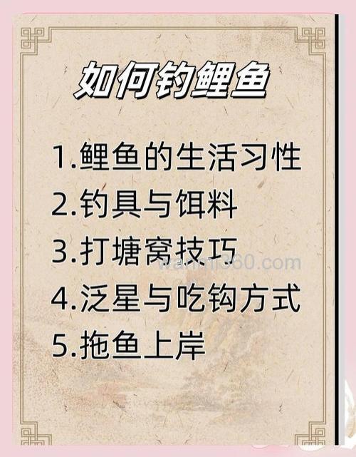 要想钓到鲤鱼，这几个技巧你掌握了吗？