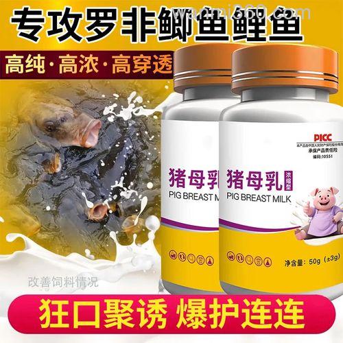 猪母乳钓鲢鳙用量？