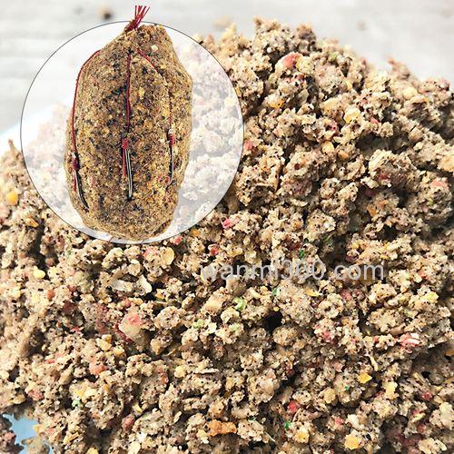 请教爆炸钩饵料在水流急的江河怎么做!