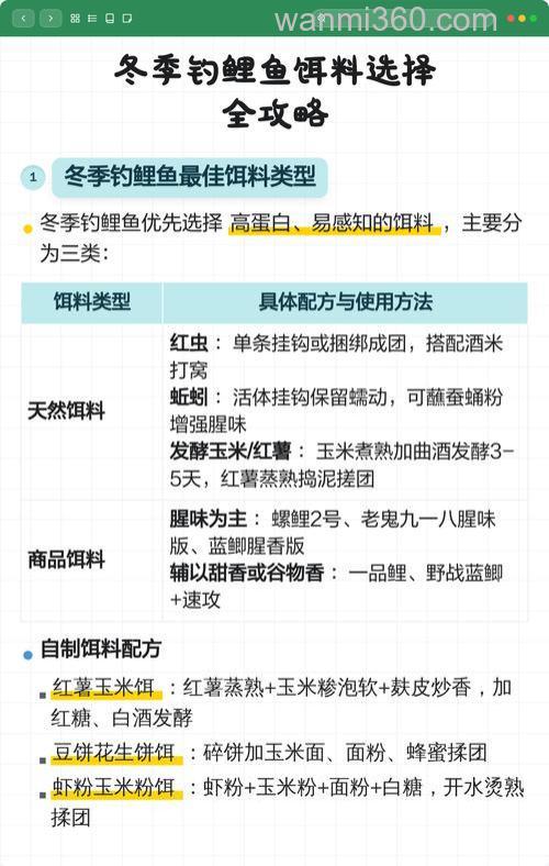 钓鲤鱼怎么选择鱼饵呢?