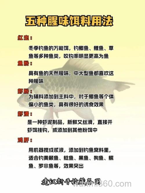 浓香饵料能合香腥搭配吗?