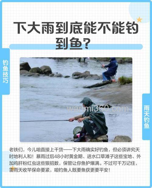 冬天大雨过后能钓鱼吗?