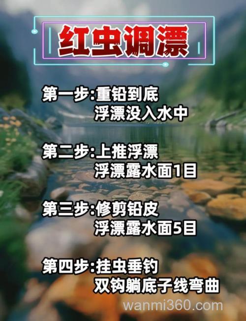 竞技鲫鱼池红虫调几钓几？