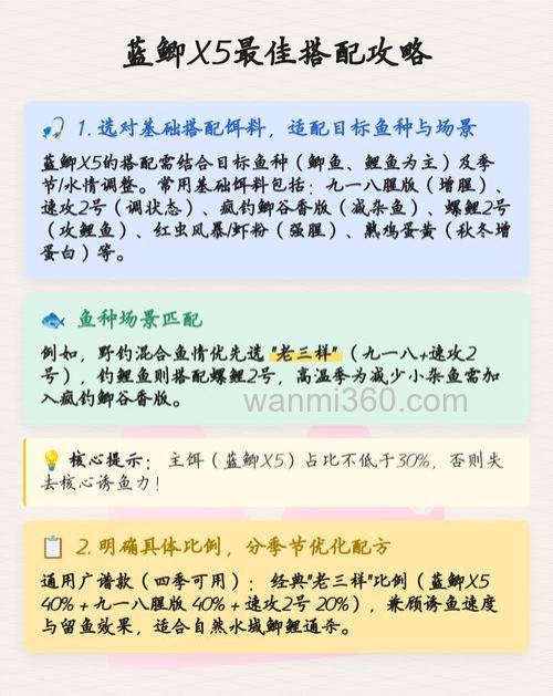 蓝鲫x5和什么搭配最好