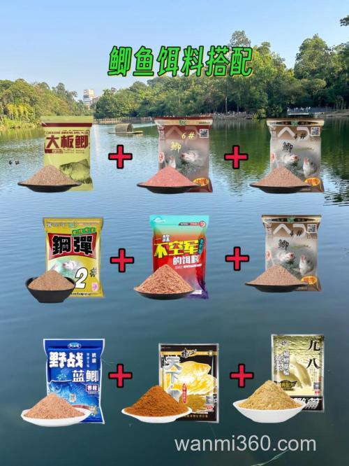 在不同的水域中垂钓鲫鱼,如何搭配饵料?