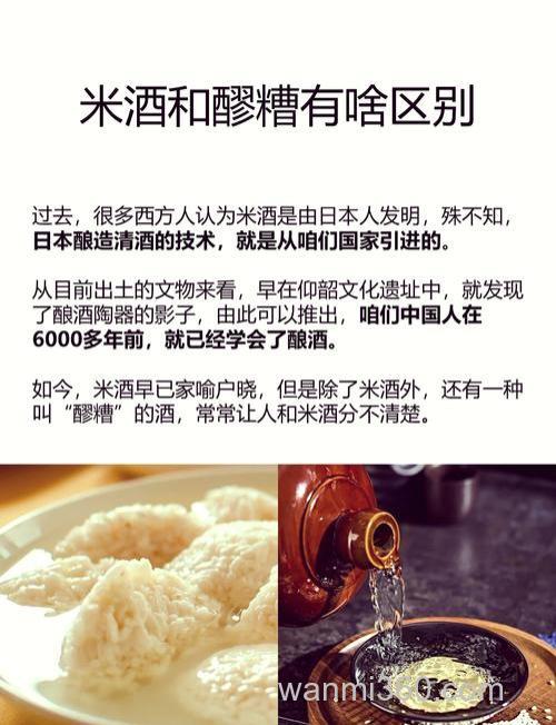 酒米各种味道的区分?
