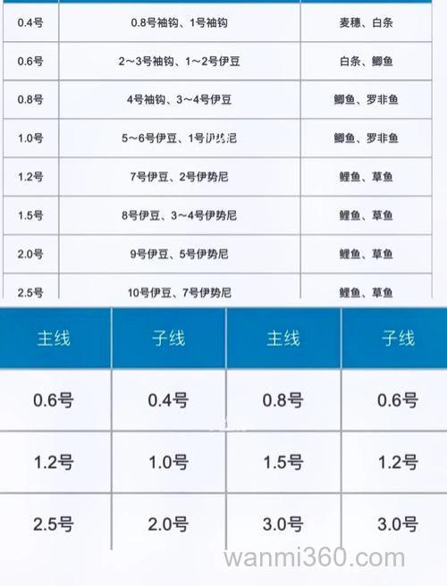 新手鱼钩鱼线怎么选?