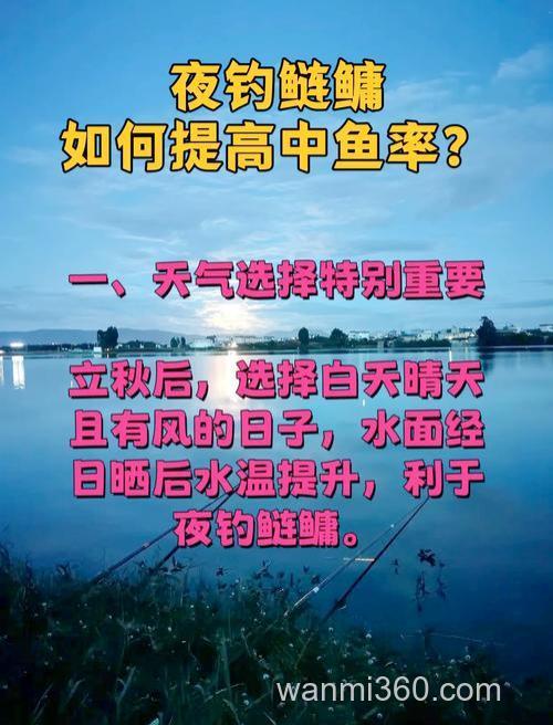 请教一下晚上钓鲢鱼的方法
