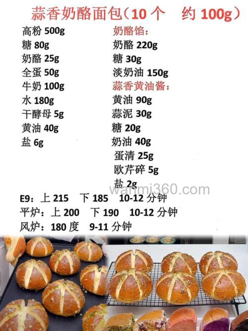 跪求个面包配方 要详细点的