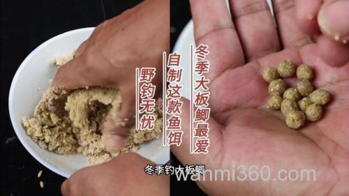 求钓鲫鱼打窝好用的饵料自制的