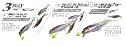 优雅扰流!!Megabass PROPDARTER 106 水面扰流螺旋桨米诺_4