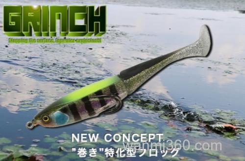 新构思 Jackall GRINCH T型软鱼_0