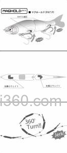 妖娆360! Megabass I-SLIDE185 Swimbait_1