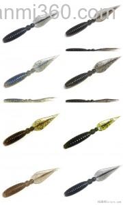 Geecrack LEAF SHRIMP 叶形软尾虾 路亚软饵_3