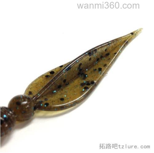 Geecrack LEAF SHRIMP 叶形软尾虾 路亚软饵_1