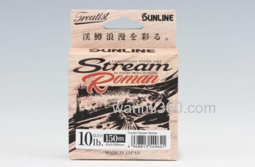 渓鱒浪漫 Sunline Trautist Stream Roman 管钓鳟鱼专用尼龙线_0