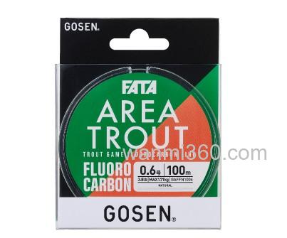 GOSEN FATA AREA TROUT FLUOROCARBON 管钓鳟鱼专用氟碳线_1