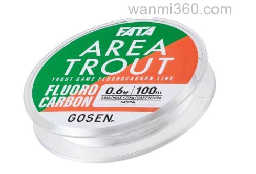 GOSEN FATA AREA TROUT FLUOROCARBON 管钓鳟鱼专用氟碳线_2