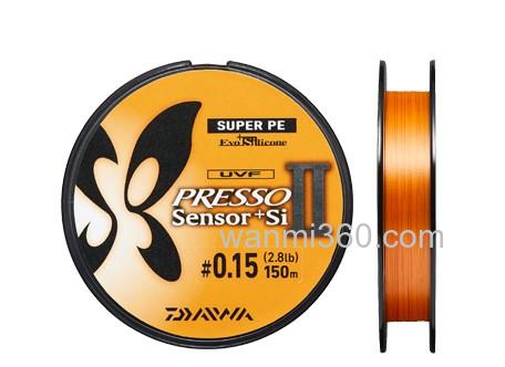 极细管钓鳟用 DAIWA UVF PRESSO SENSOR+Si II PE线_0