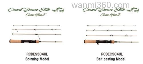 复古气质 Rapala 24 Count Down Elite Classic Glass 5′ 便携鳟鱼竿_1