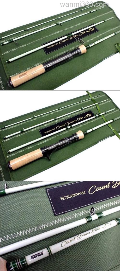复古气质 Rapala 24 Count Down Elite Classic Glass 5′ 便携鳟鱼竿_4