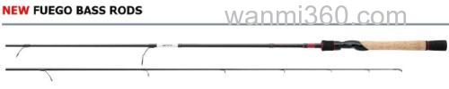 性价2款 DAIWA FUEGO&PROCYON SERIES BASS竿_0