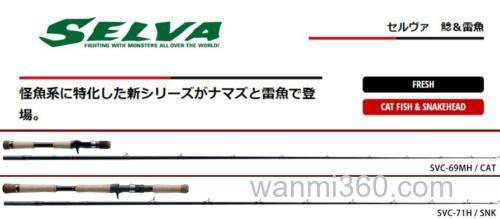鲶雷专属 Major Craft SELVA 鲶&雷鱼竿_0